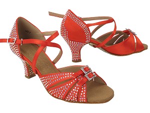 S92307CC 118 Red Satin with 2.5 inch Heel (Heel Code 2040) in the photo 