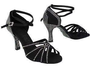 SERA2613CC Black Satin with 3 inch Heel (5059) in the photo 