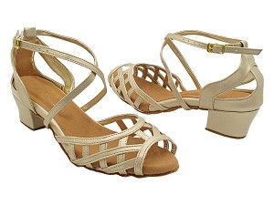 J Sassy Light Gold Leather with 1.5" Heel (2001) in the photo 