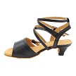 PP202 Black Leather with 1.2" cuban heel in the photo 