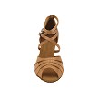S1007 Tan Satin with 2.5" Spool Heel (PG) in the photo 