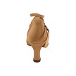 S1007 Tan Satin with 2.5" Spool Heel (PG) in the photo 