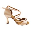 SERA1110 Flesh Satin with 3" heel in the photo 