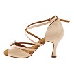 SERA1110 Flesh Satin with 3" heel in the photo 