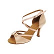 SERA1110 Flesh Satin with 3" heel in the photo 