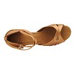 SERA3870XAL Tan Satin with Mesh with 2.5" Heel (2040) in the photo 