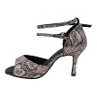 SERA7008 262 Gray Snake without Back Fur with 3" Slim Heel (6646) in the photo 