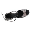 SERA7008 262 Gray Snake without Back Fur with 3" Slim Heel (6646) in the photo 