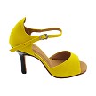 SERA7028 248 Yellow Velvet with 3" Slim Heel (6646) in the photo 