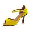 SERA7028 248 Yellow Velvet with 3" Slim Heel (6646) in the photo 