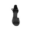 SERA7028 Black Satin with 3" Flare Heel (5059) in the photo 