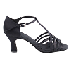 S92304 Black Satin with 2.5" Heel in the photo 
