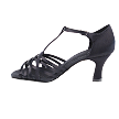 S92304 Black Satin with 2.5" Heel in the photo 