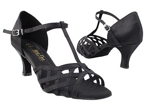 2891LEDSS Black Satin with 2.5" Heel (2899) in the photo 