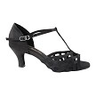 2891LEDSS Black Satin with 2.5" Heel (2899) in the photo 