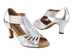 3032LEDSS Silver Leather with 2.5" Low Heel (2899) in the photo 