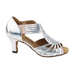3032LEDSS Silver Leather with 2.5" Low Heel (2899) in the photo 