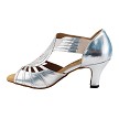 3032LEDSS Silver Leather with 2.5" Low Heel (2899) in the photo 
