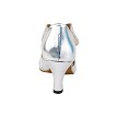 3032LEDSS Silver Leather with 2.5" Low Heel (2899) in the photo 