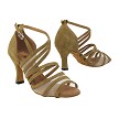 3035LEDSS Brown Nubuck & Flesh Mesh with 3" Heel (6812) in the photo 