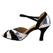 3749LEDSS Black Nubuck & Silver Leather with 3" Heel (6812) in the photo 