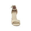 VFTango 003 Light Beige Leather with 3.5" Stiletto Nude Heel (TG1) in the photo 