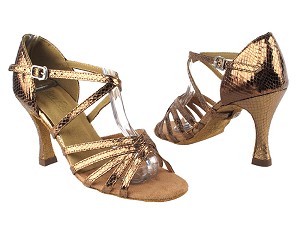 1613_1670C 223 Snake Copper with 3" Heel in the photo 
