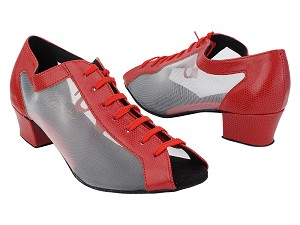 1643 175 Red Snake_Flesh Mesh with 1.5" Heel (2001) in the photo 