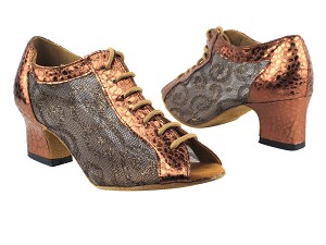 1643 206 Ultra Copper_202 Mesh with 2" Thick Cuban Heel in the photo 