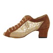 1643 265 Dark Brown Suede_47 Mesh with 2" TC Heel (3149) in the photo 