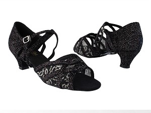 1657 29 Velvet_154 Mesh with 1.3" Cuban Heel in the photo 
