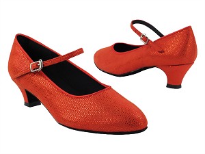 1682_3008 320 Red Diamond Velvet with 1.3" Cuban Heel (387) in the photo 