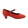 1682_3008 320 Red Diamond Velvet with 1.3" Cuban Heel (387) in the photo 