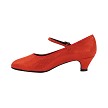 1682_3008 320 Red Diamond Velvet with 1.3" Cuban Heel (387) in the photo 