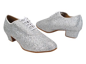 C2001 129 Silver Sparklenet with Girl 1.5" Heel (NTD) in the photo 