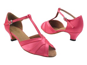 2711 246 Pink Satin with 1.3" Cuban Heel (387) in the photo 