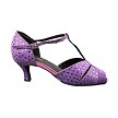 6006 237 Dark Purple Dots with 2.6" Heel (475) in the photo 