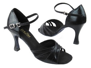6030 222 Snake Black with 3.5" heel in the photo 