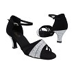 6030 Black Nubuck_126 Silver Stardust with 2.5" Heel (2899) in the photo 