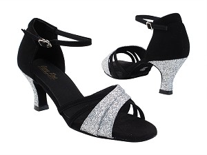 6030 Black Nubuck_126 Silver Stardust with 2.5" Heel (2899) in the photo 