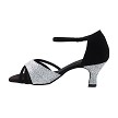 6030 Black Nubuck_126 Silver Stardust with 2.5" Heel (2899) in the photo 