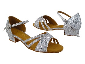 6030FT Silver Sparklenet with Women 1" Heel (8881) in the photo 