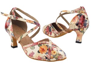 9622 287 Flower PU whole shoes with 2.5" Low Heel (2899) in the photo 