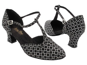 9627 42 Black Velvet with 2.2" THICK CUBAN HEEL (318) in the photo 
