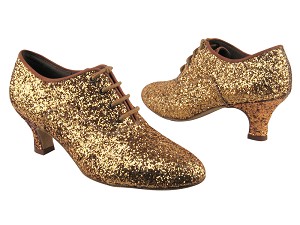 C1688 BH5 Dark Tan Sparkle with 2" slim heel in the photo 