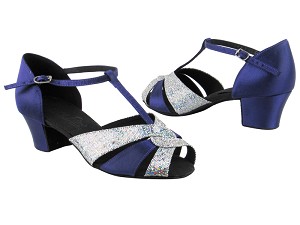 C6006 BD71 Purple Satin_BD27 Black Scale with 1.6" medium heel in the photo 