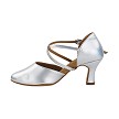 C9691 230 Pearl Silver Patent with 2.5" Spool Heel (PG) in the photo 