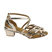 J Lynley Light Shinny Gold Leather with 1.5" Heel (2001) in the photo 