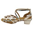 J Lynley Light Shinny Gold Leather with 1.5" Heel (2001) in the photo 