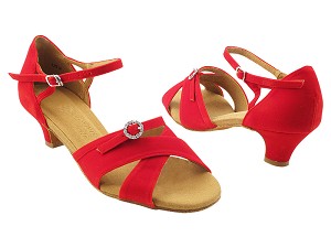PP204 251 Red Velvet with 1.2" Cuban Heel (CI) in the photo 